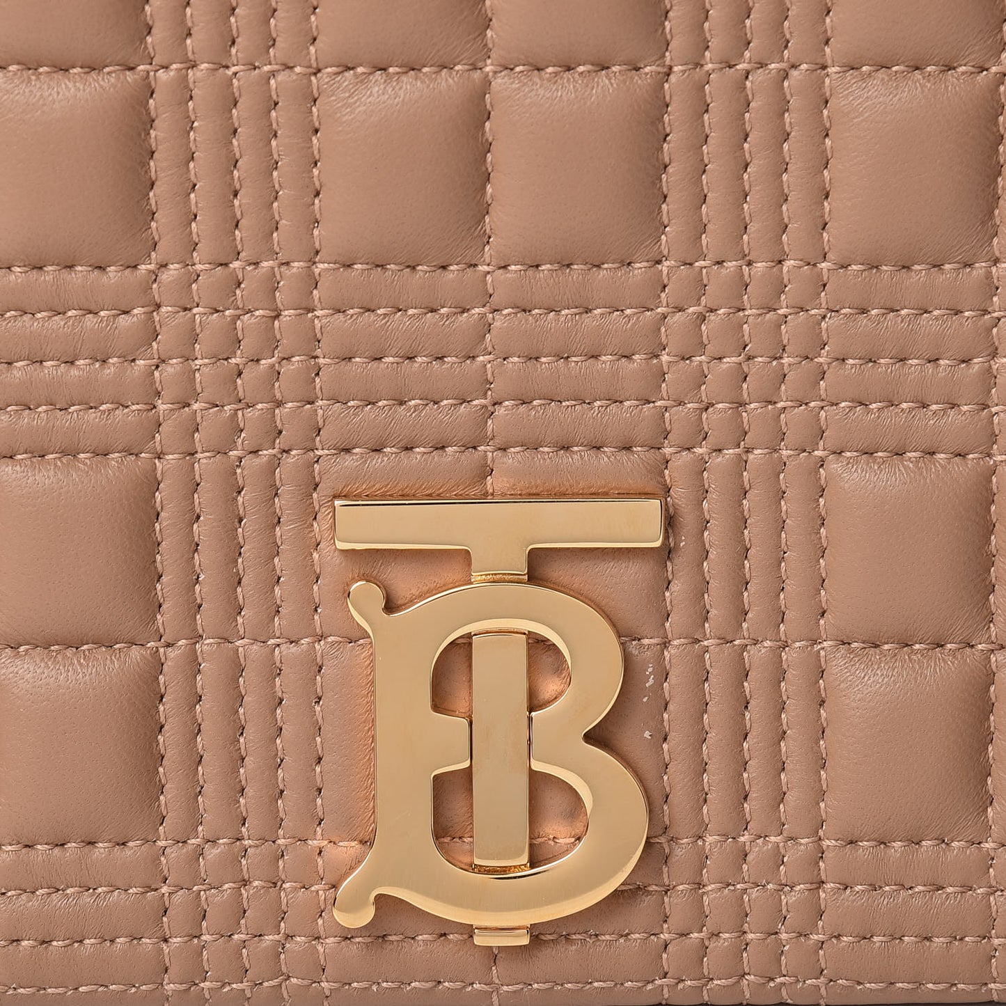 Lambskin Quilted Lola Bag Camel