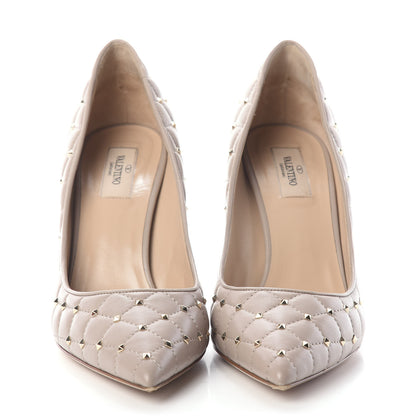 Valentino Garavani Nappa Rockstud Spike 90mm Pumps 41.5 Poudre 2 of 7