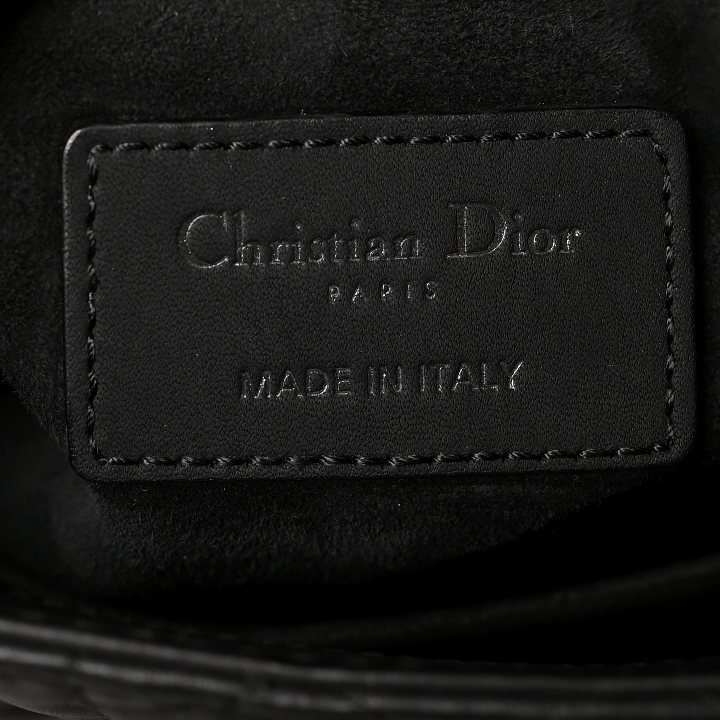 Ultra Matte Calfskin Cannage Small My ABCDior Lady Dior Black