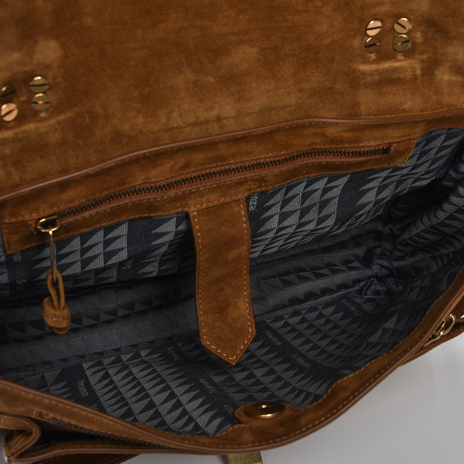 Proenza Schouler Suede Medium PS1 Satchel Tobacco 9 of 9