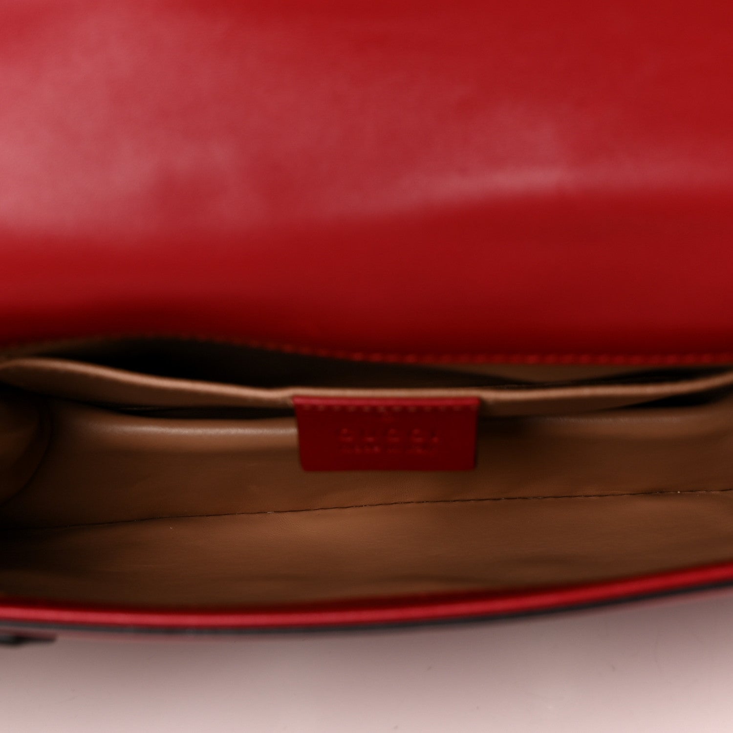 Gucci Calfskin Pearl Queen Margaret Studded Mini Broadway Bag Red 5 of 12