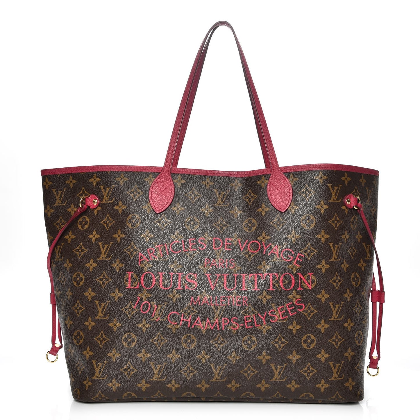 Monogram Articles de Voyage Ikat Neverfull GM Rose Indien