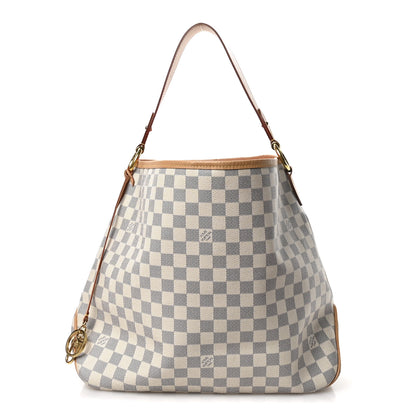 Louis Vuitton Damier Azur Delightful MM Pink 1 of 11
