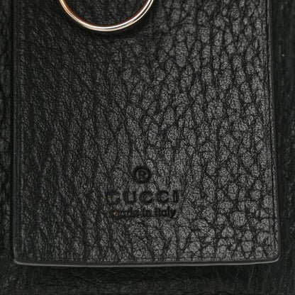Gucci Dollar Calfskin GG Supreme Monogram GG Marmont 6 Key Holder Case Black Beige Ebony 6 of 8