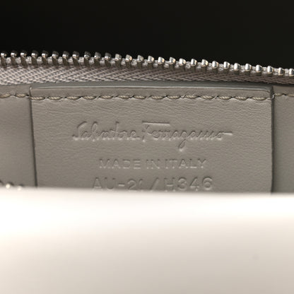 Salvatore Ferragamo Calfskin Joanne Crossbody Flannel Fossil Grey 7 of 11
