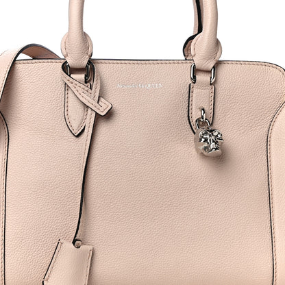 Alexander McQueen Pebbled Calfskin Small Skull Padlock Zip Around Tote Teint 7 of 9