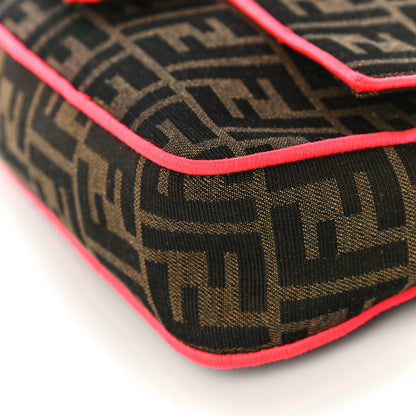 Fendi Fabric Jacquard FF 1974 Baguette Tobacco Moro Fuxia Fluo 8 of 8