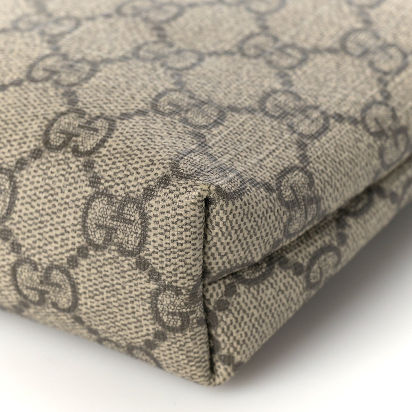 GG Supreme Monogram Web Messenger Bag Black