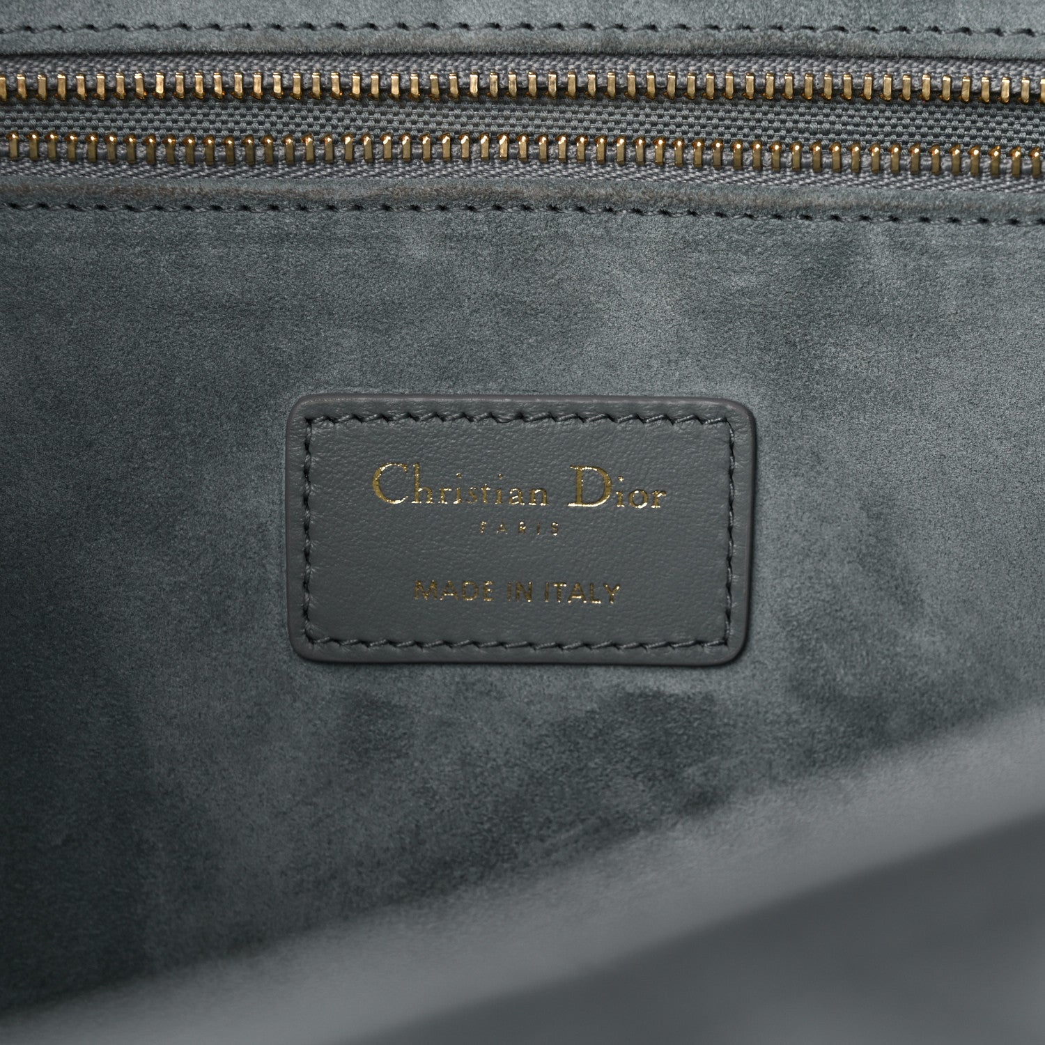 Christian Dior Calfskin Macrocannage Medium Book Tote Grey 6 of 12