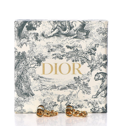 Christian Dior Danseuse Etoile Chain Earrings Gold 5 of 5