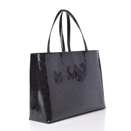 Louis Vuitton Vernis Wilshire GM Blue Infini 3 of 12