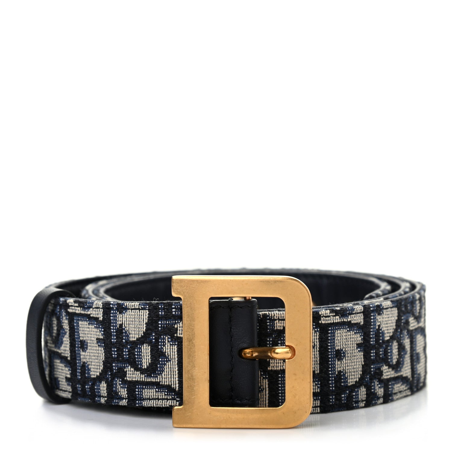 Christian Dior Oblique Diorquake Belt 95 Blue Multi 1 of 6