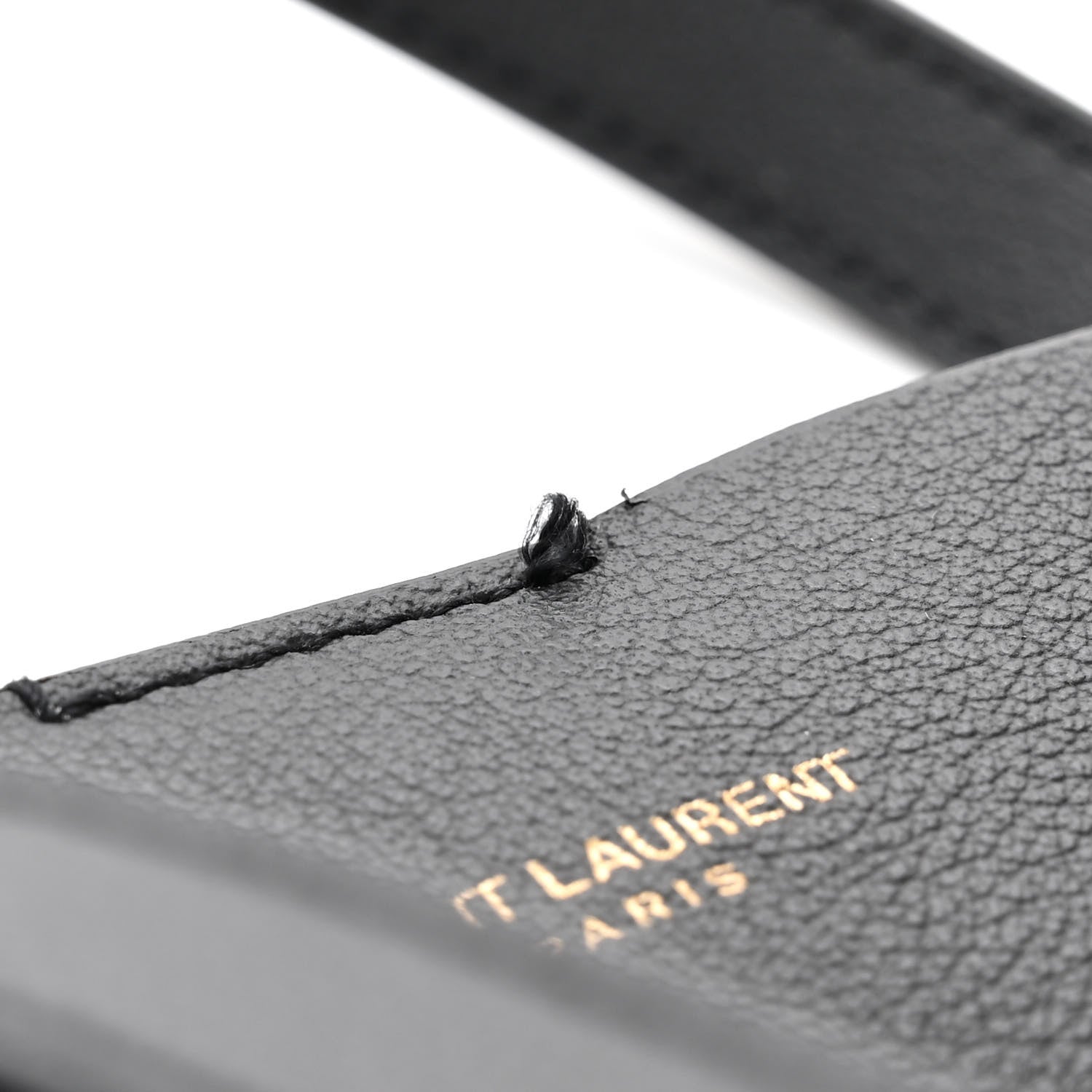 Saint Laurent Calfskin North-South Shopping Tote Black 12 of 13