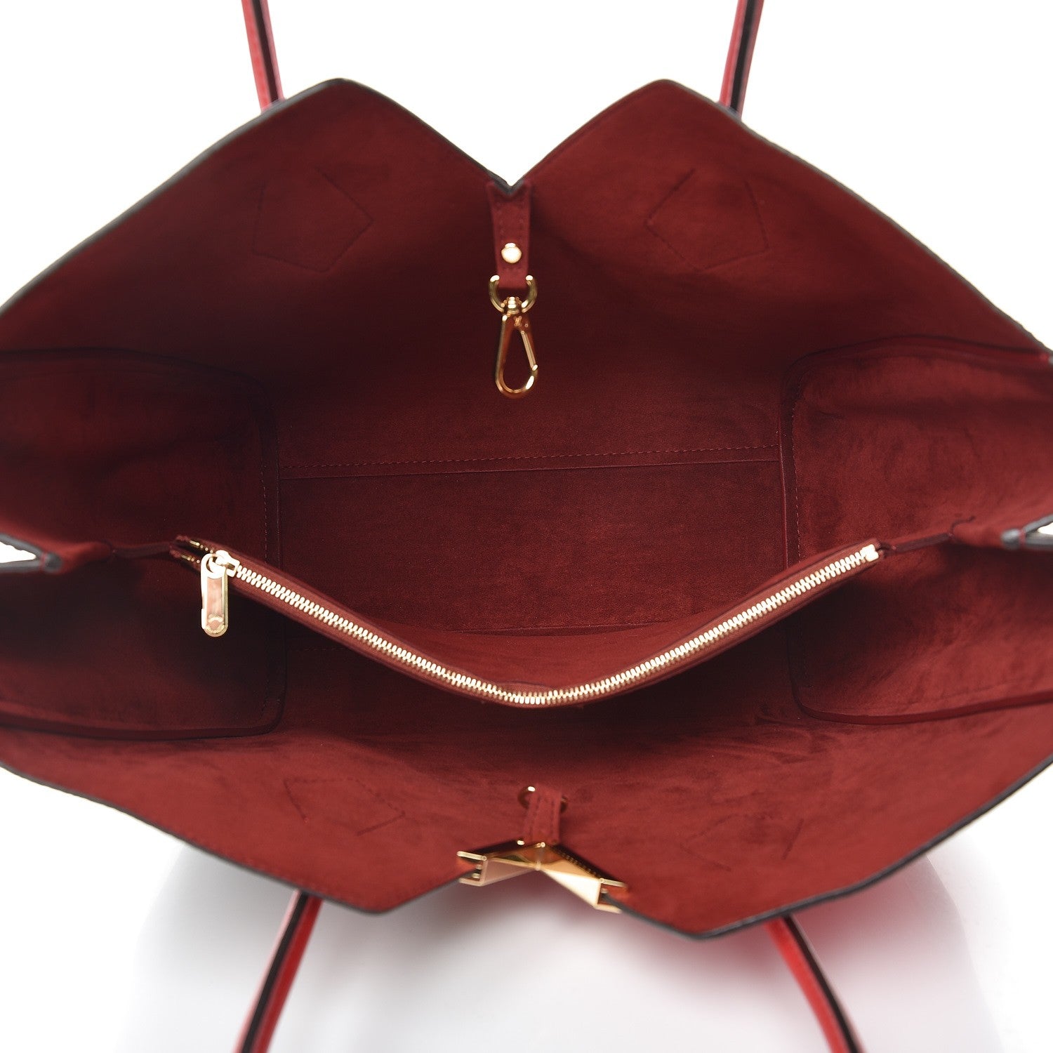 Louis Vuitton Calfskin Monogram Kimono Tote Cherry 5 of 8