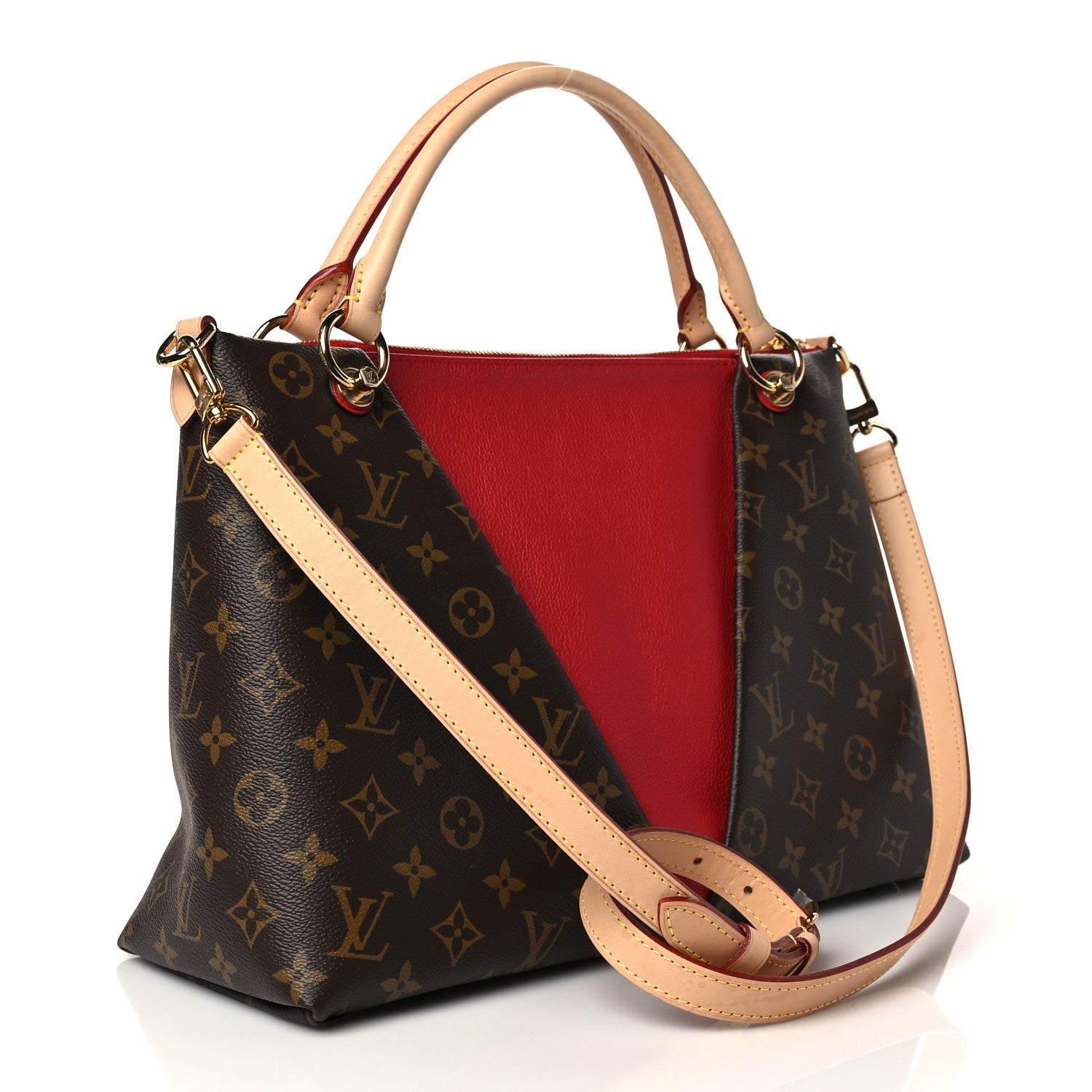 Louis Vuitton Monogram V Tote MM Cherry 3 of 11