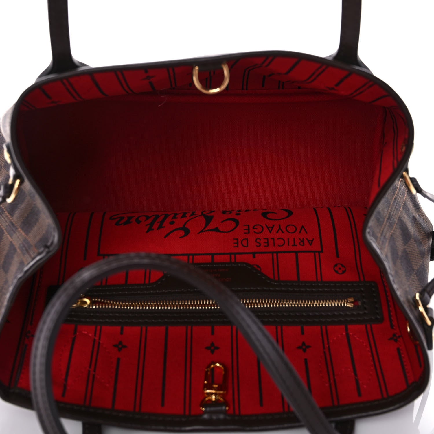 Louis Vuitton Damier Ebene Neverfull PM 4 of 9