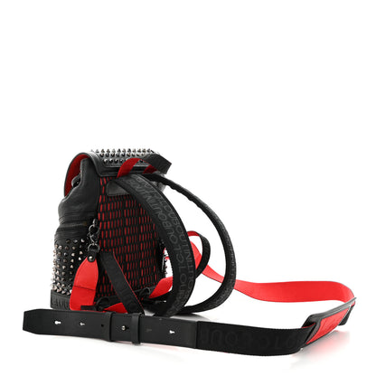 Christian Louboutin Calfskin Spiked Mini Explorafunk Keyring Bag Black 3 of 11