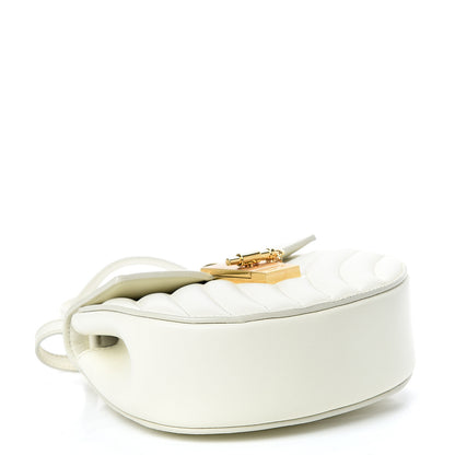 Chloe Calfskin Quilted Mini Drew Bijou Shoulder Bag Natural White 4 of 10
