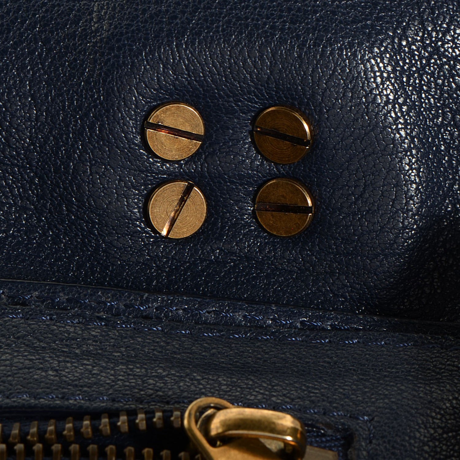 Proenza Schouler Lambskin Medium PS1 Satchel Navy 7 of 14