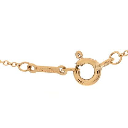 Tiffany 18K Yellow Gold Diamond Paloma Picasso Love & Kisses Pendant Necklace 5 of 6