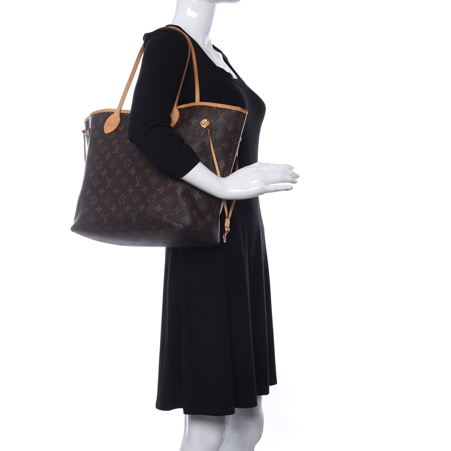Louis Vuitton Monogram Neverfull MM 2 of 12