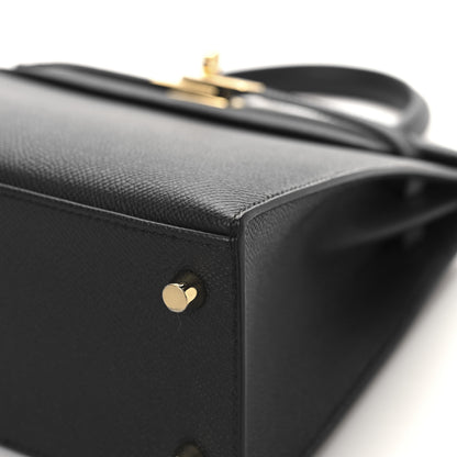 Hermes Epsom Kelly Sellier 25 Black 10 of 13