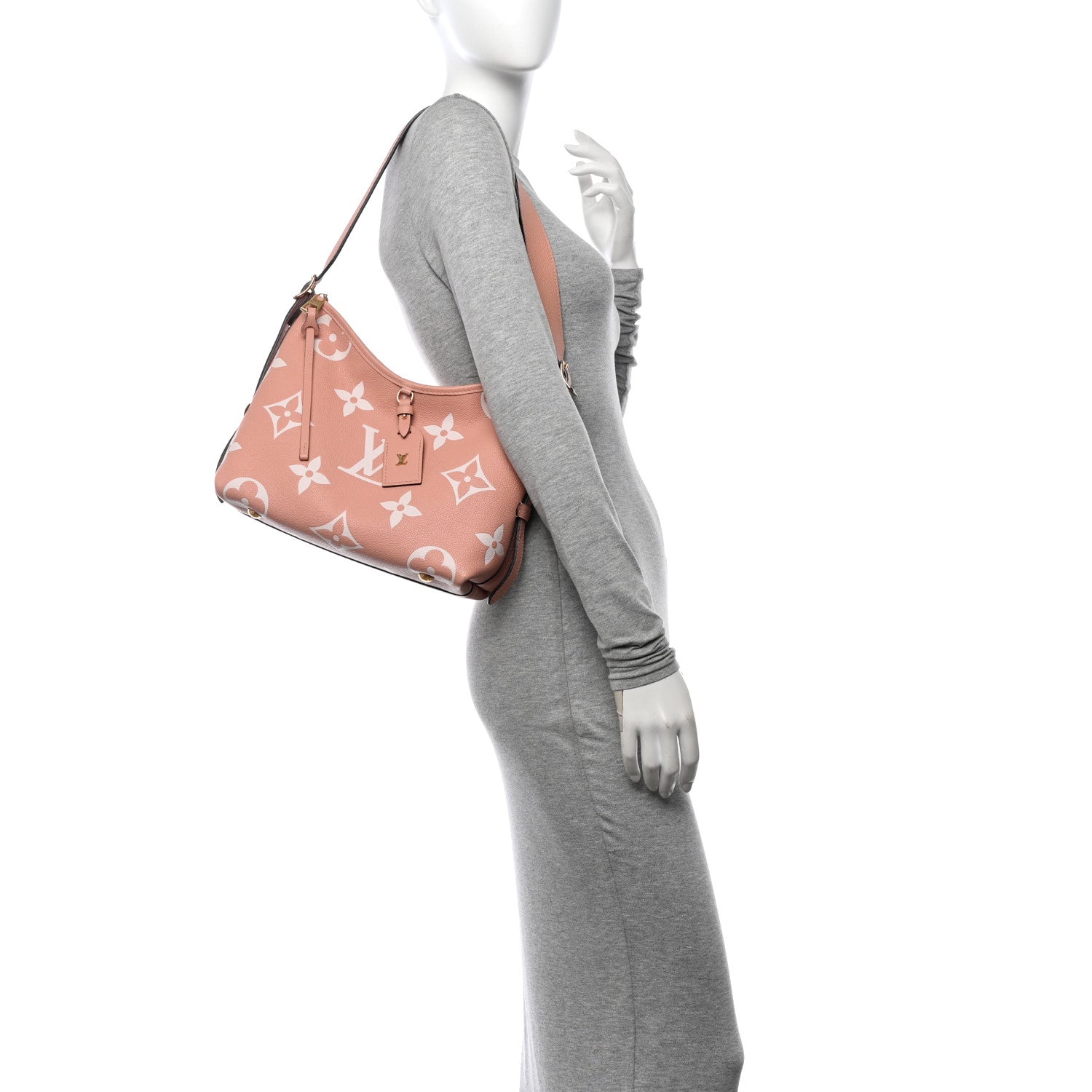 Louis Vuitton Empreinte Monogram Giant CarryAll PM Trianon Pink Cream 2 of 11