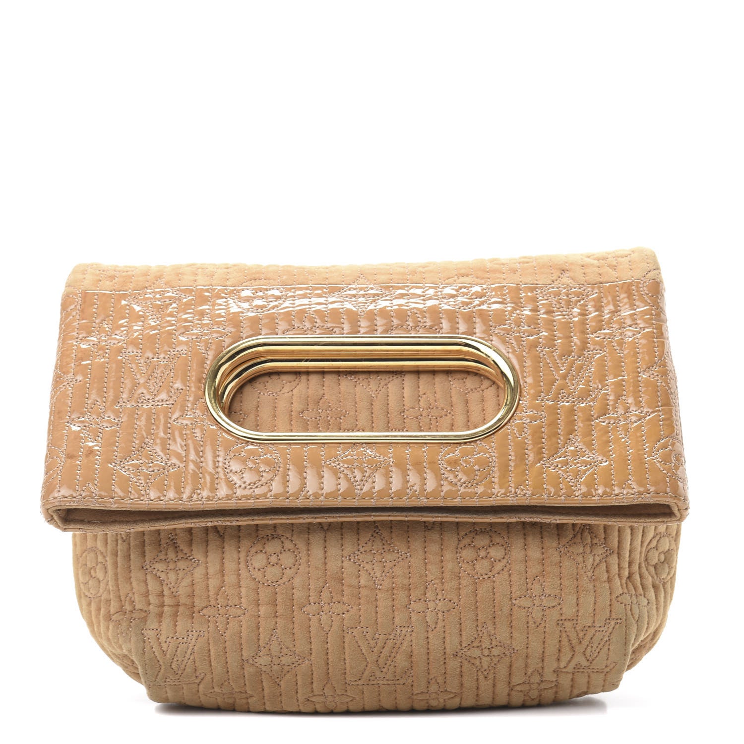 Louis Vuitton Suede Monogram Motard Afterdark Clutch Powder 1 of 12