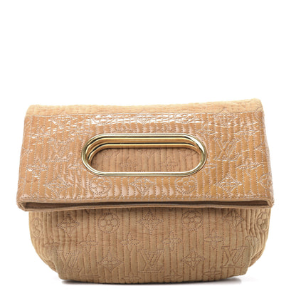 Louis Vuitton Suede Monogram Motard Afterdark Clutch Powder 1 of 12