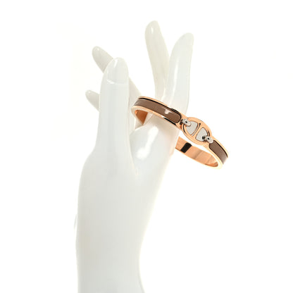 Hermes Enamel Mini Clic Chaine d'Ancre Bracelet PM Chataigne 2 of 5