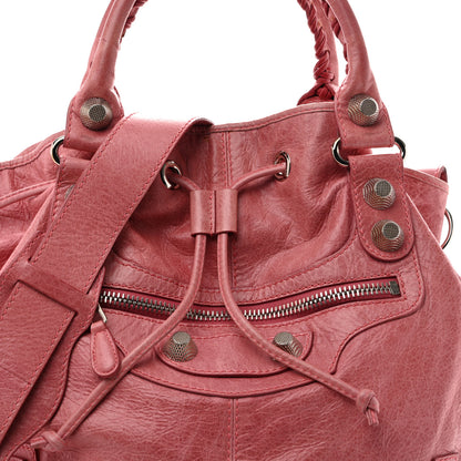 Balenciaga Agneau Giant 21 Silver Hardware Pompon Framboise 8 of 16
