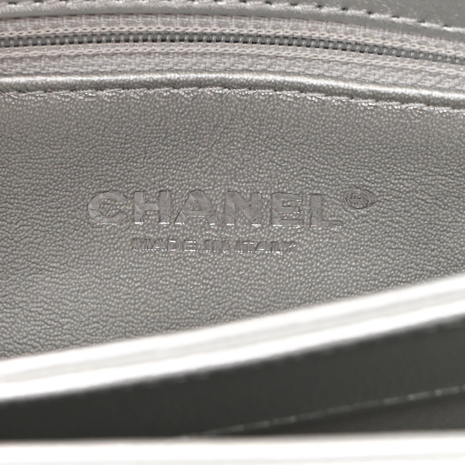 Chanel Metallic Lambskin Quilted Small Trendy CC Flap Dual Handle Bag Silver 6 of 10