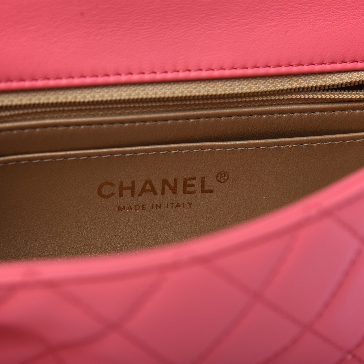 Chanel Lambskin Quilted Mini Rectangular Pearl Crush Flap Pink 6 of 9