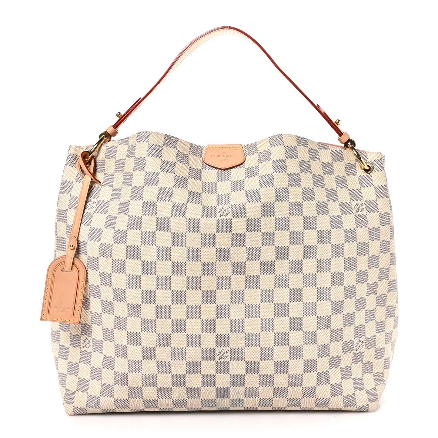 Damier Azur Graceful MM Rose Ballerine
