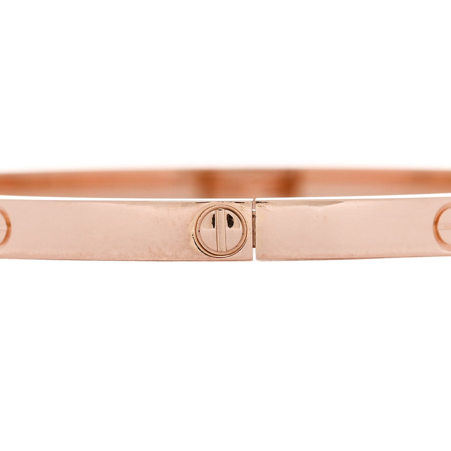 18K Pink Gold Small LOVE Bracelet 17