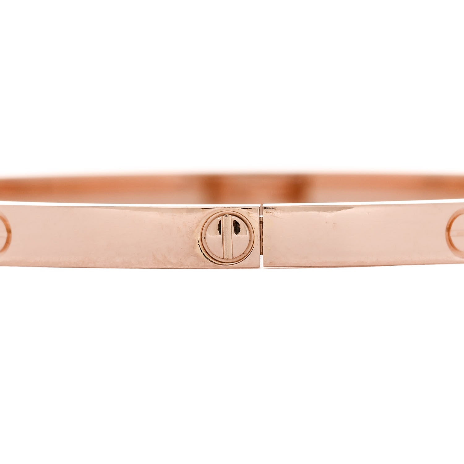 Cartier 18K Pink Gold Small LOVE Bracelet 17 4 of 8