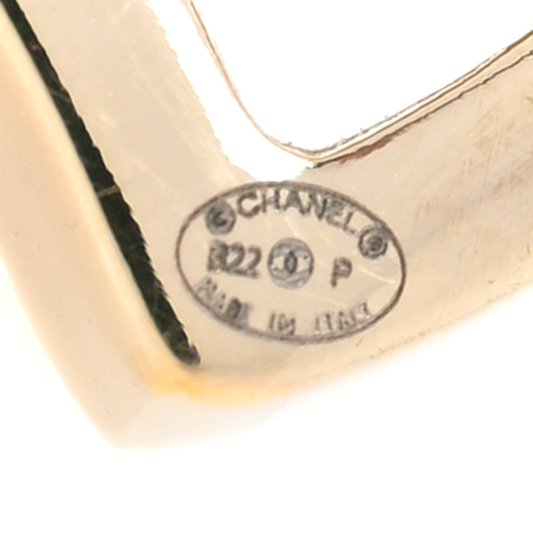 Chanel Metal CC Heart Coco In Love Earrings Gold 4 of 4