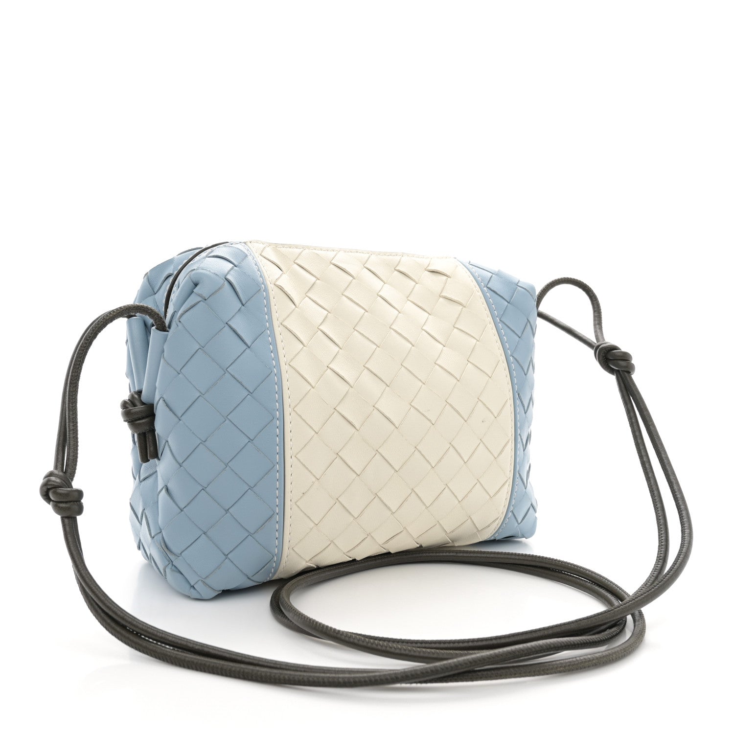 Bottega Veneta Nappa Intrecciato Small Loop Camera Bag Sea Salt Ice Kaki 3 of 11