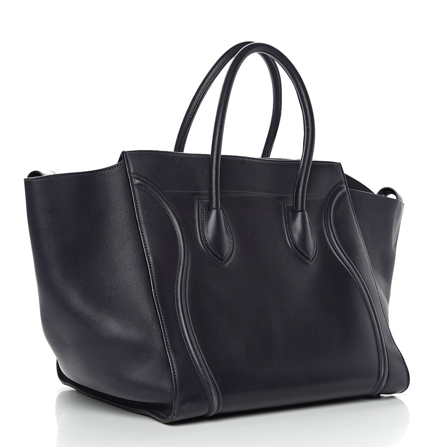 Supple Calfskin Medium Phantom Luggage Midnight