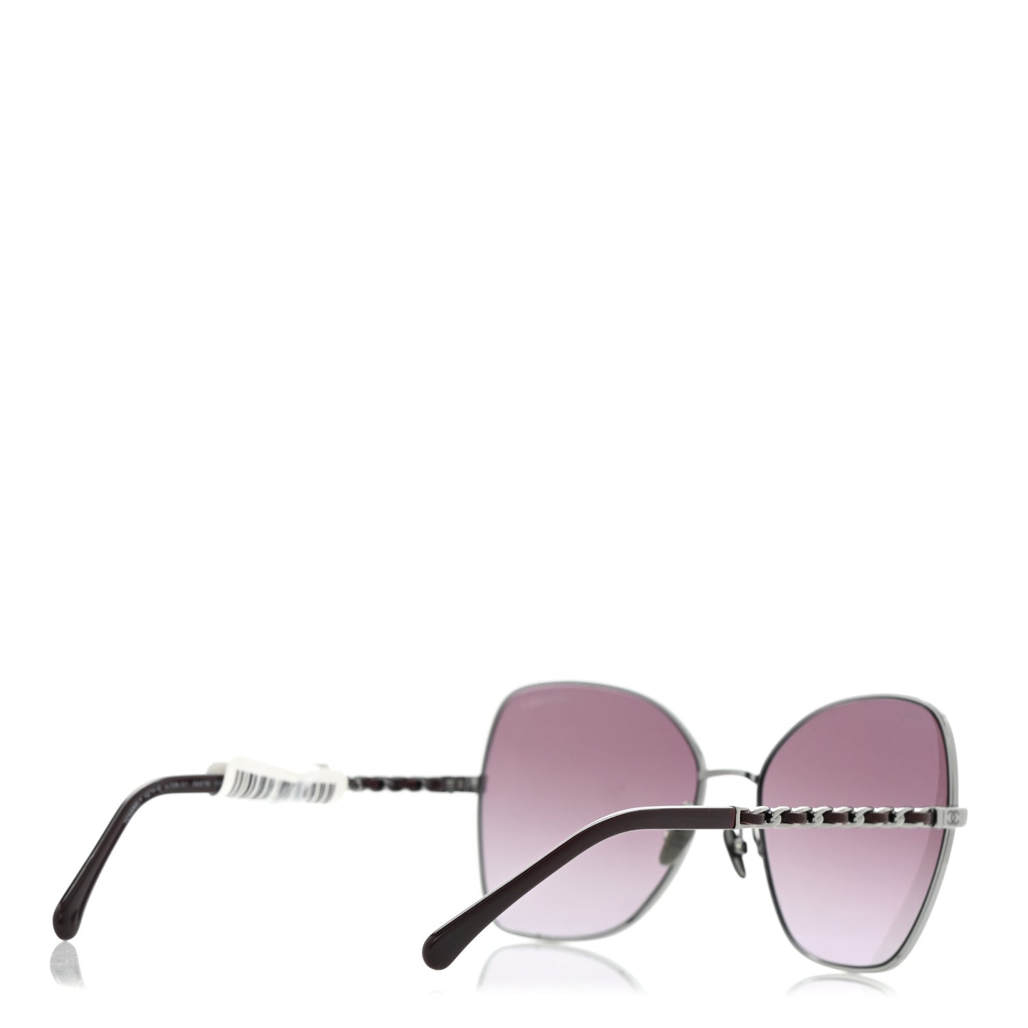 Metal Square Frame Chain Sunglasses 4274-Q