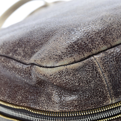 Prada Cervo Zippers Hobo Brown 12 of 18