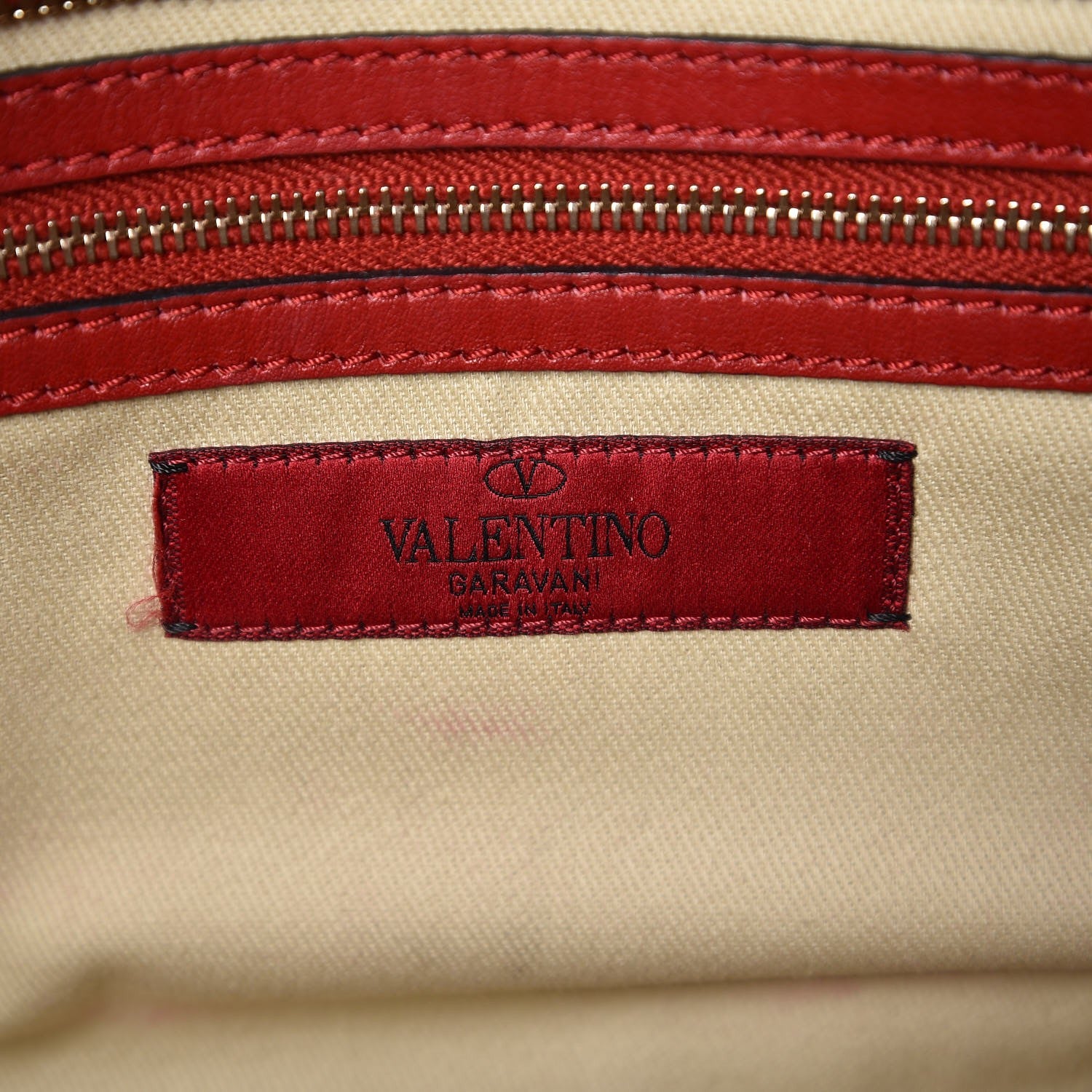 Valentino Garavani Vitello Colorblock Small Rockstud Double Handle Tote Deep Rose Clover Grey Scarlet 6 of 12