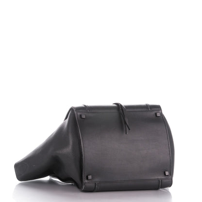 Celine Supple Calfskin Medium Phantom Luggage Black 4 of 10