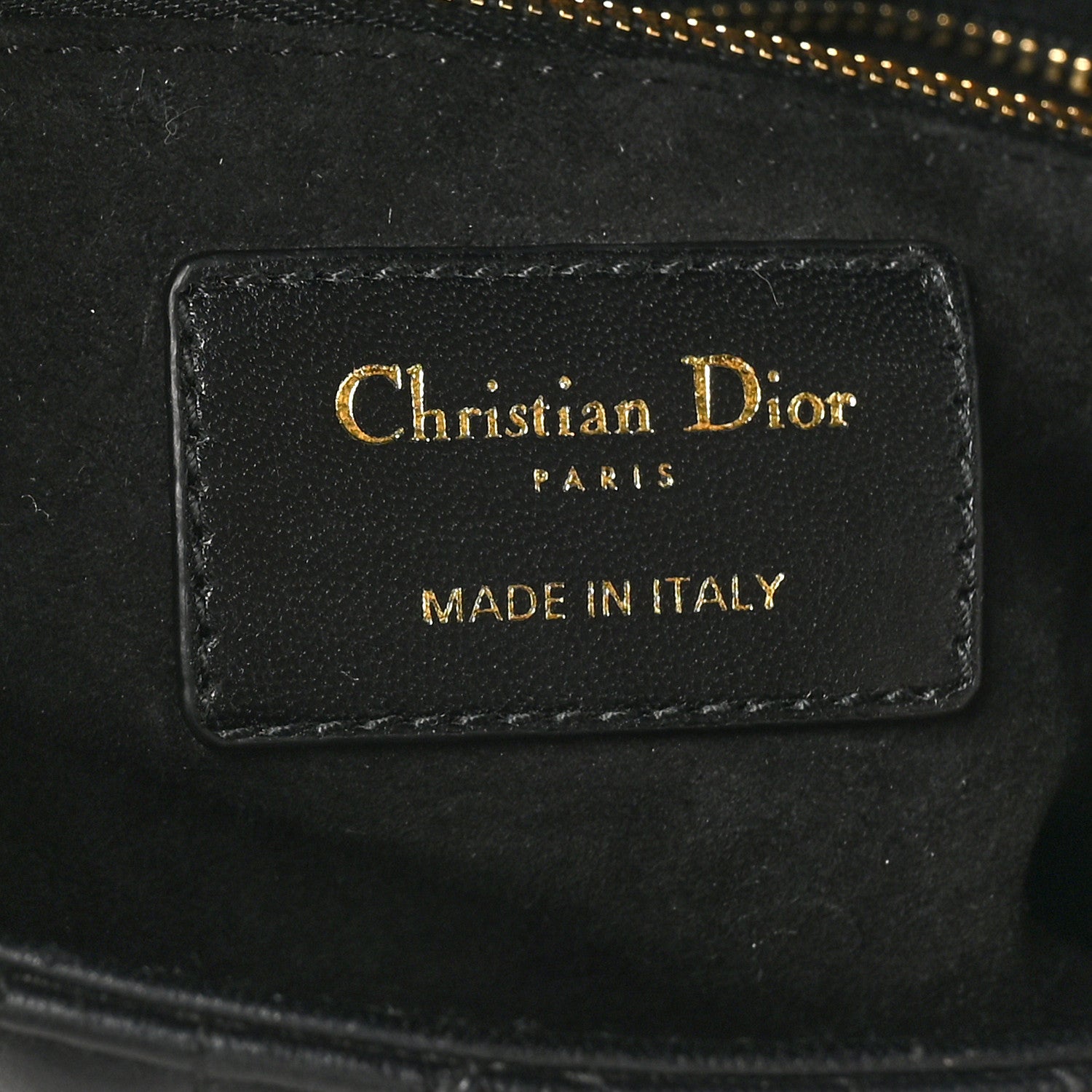 Christian Dior Lambskin Cannage Small My ABCDior Lady Dior Black 6 of 11