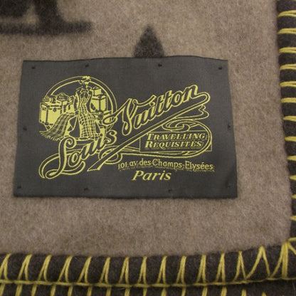 Louis Vuitton Wool Angora Monogram Blanket Marron 2 of 4