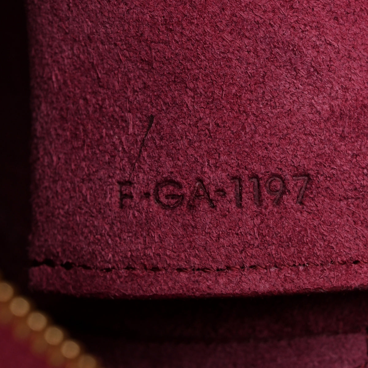 Grained Calfskin Micro Belt Bag Plum