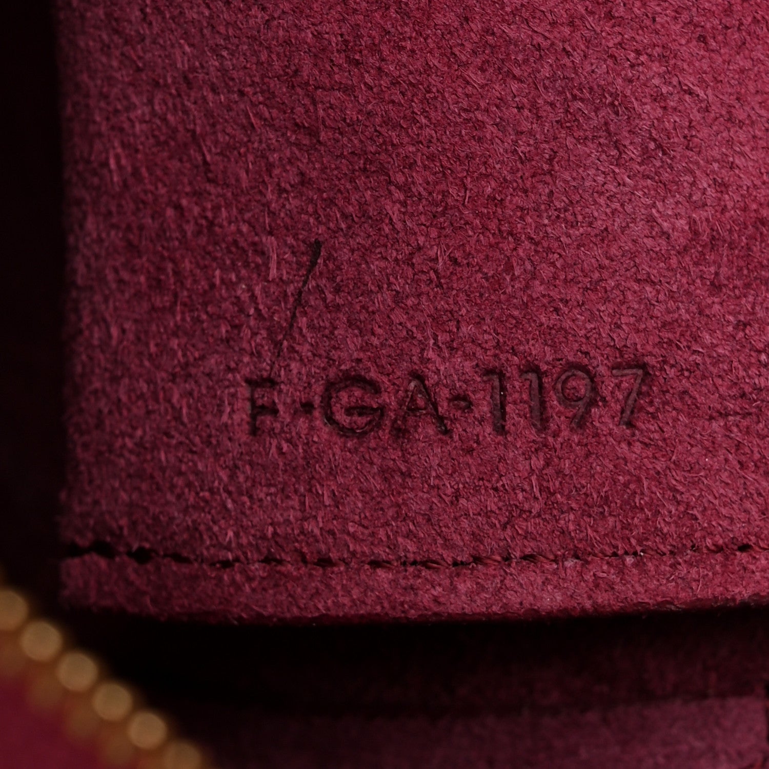 Celine Grained Calfskin Micro Belt Bag Plum 8 of 13