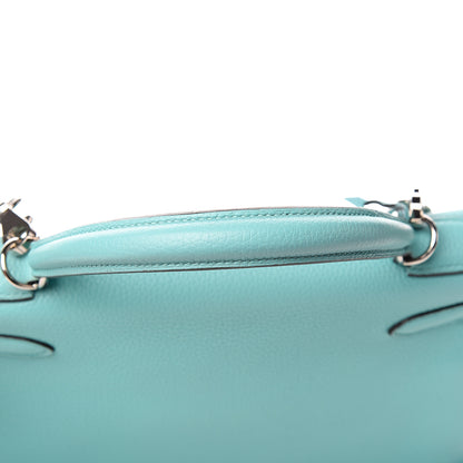 Hermes Togo Kelly Retourne 28 Bleu Atoll 36 of 39