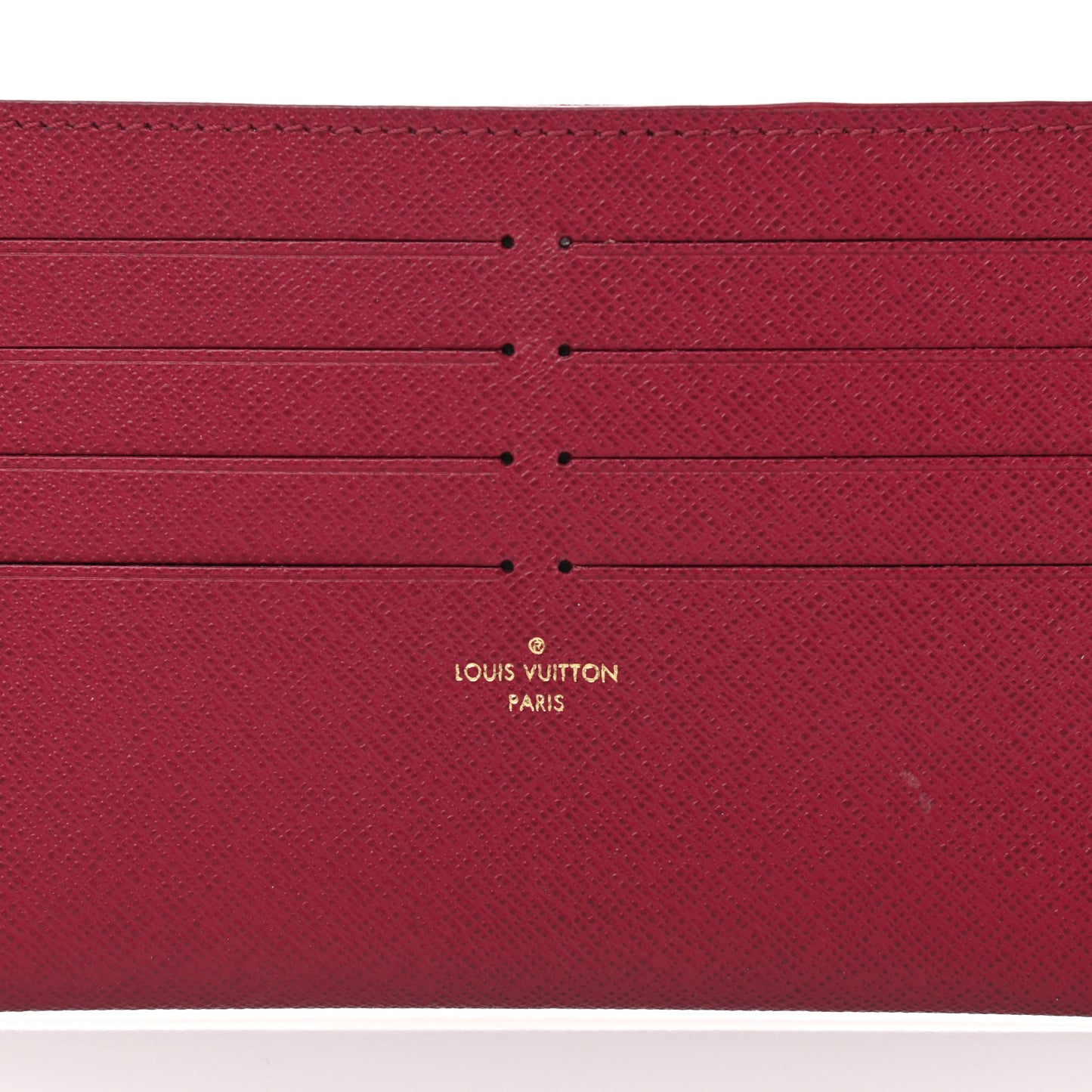 Calfskin Felicie Card Holder Insert Fuchsia