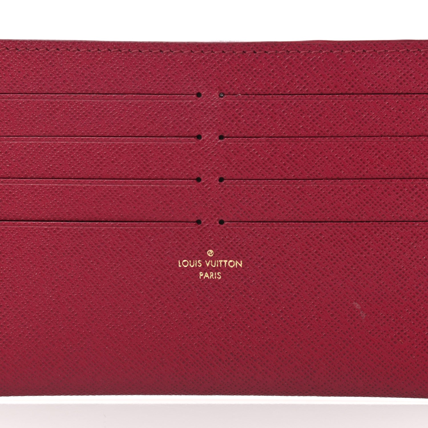 Louis Vuitton Calfskin Felicie Card Holder Insert Fuchsia 6 of 6